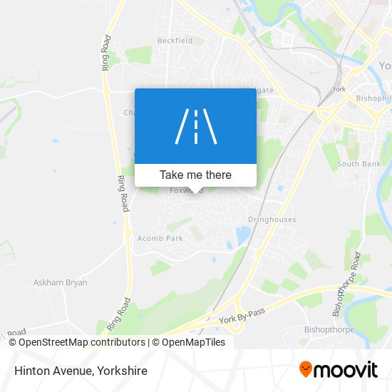 Hinton Avenue map
