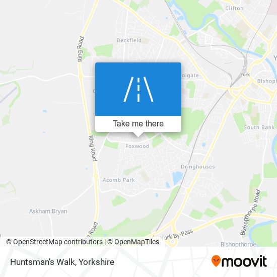 Huntsman's Walk map