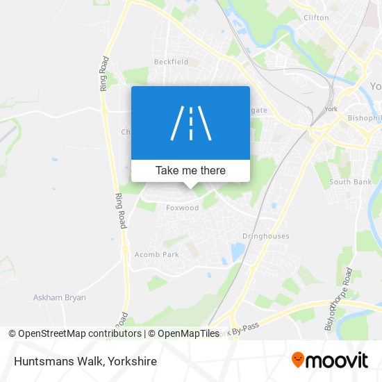 Huntsmans Walk map