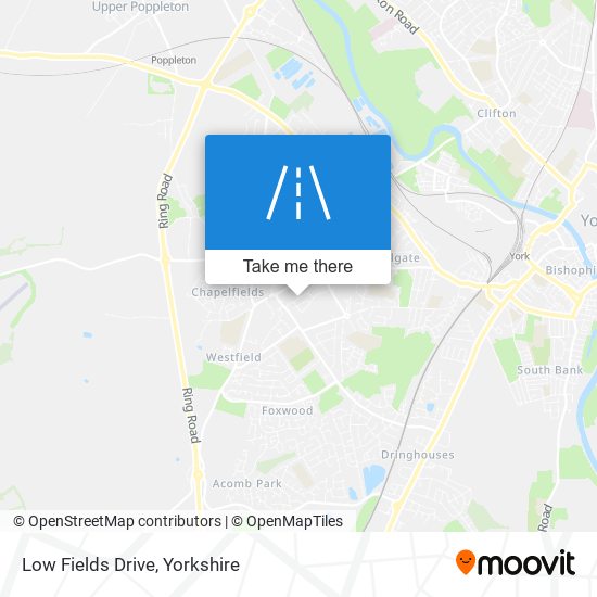 Low Fields Drive map