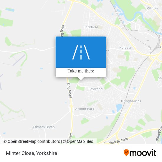 Minter Close map