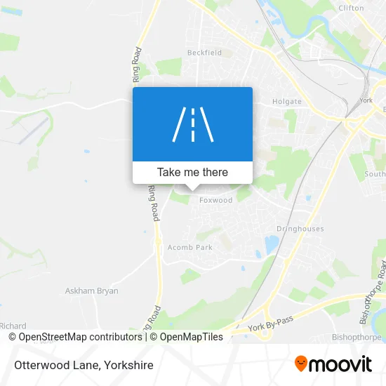 Otterwood Lane map