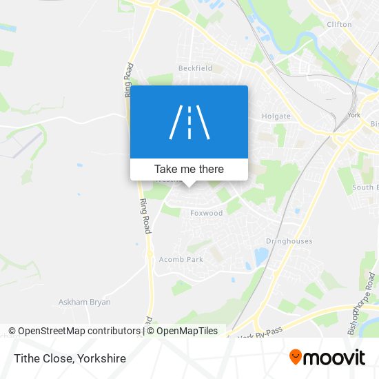 Tithe Close map