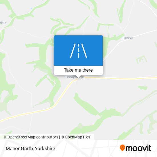 Manor Garth map