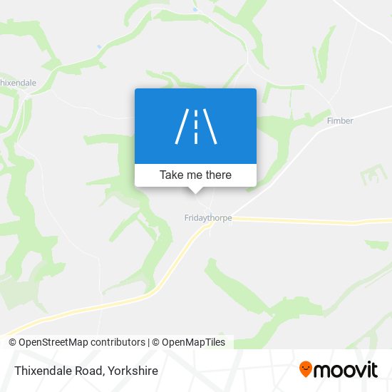 Thixendale Road map