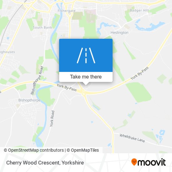 Cherry Wood Crescent map