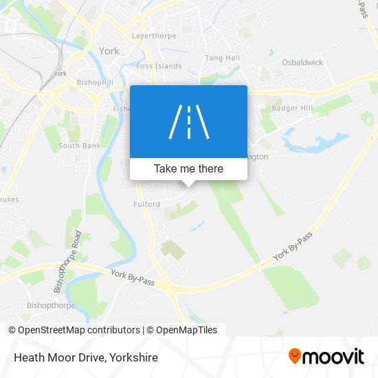 Heath Moor Drive map