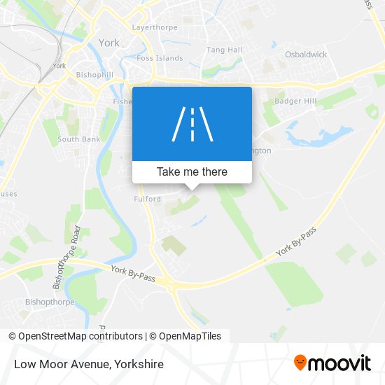 Low Moor Avenue map