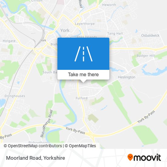 Moorland Road map