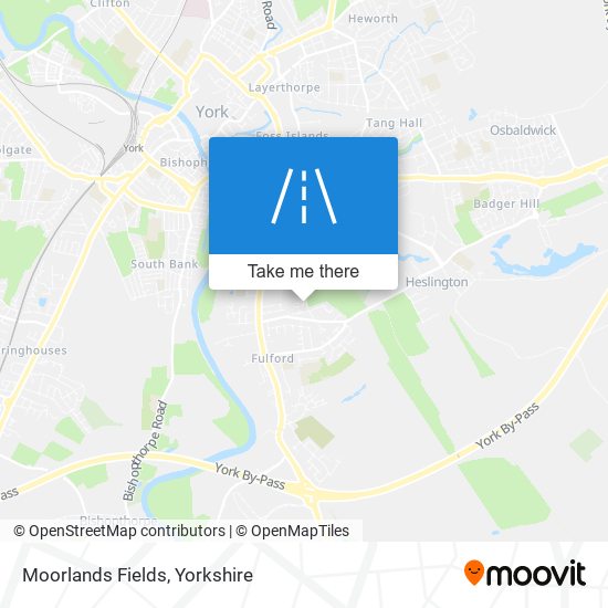 Moorlands Fields map