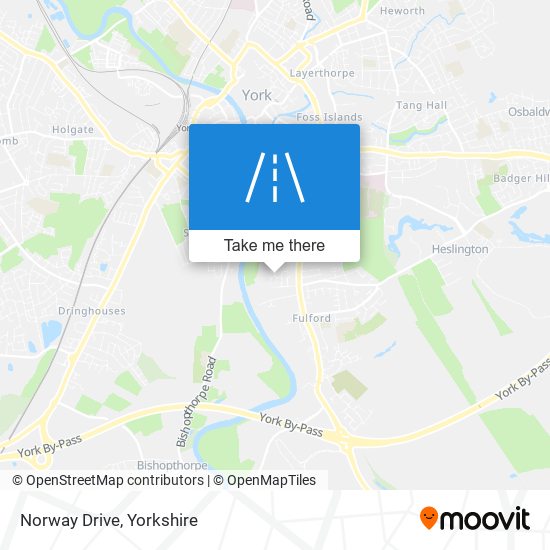 Norway Drive map