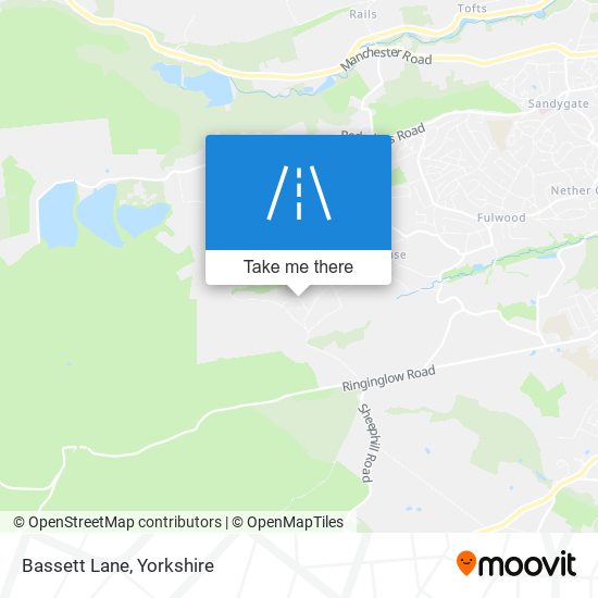 Bassett Lane map