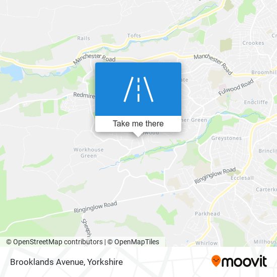 Brooklands Avenue map