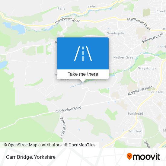Carr Bridge map
