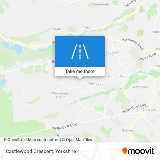 Castlewood Crescent map