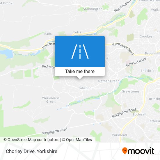 Chorley Drive map