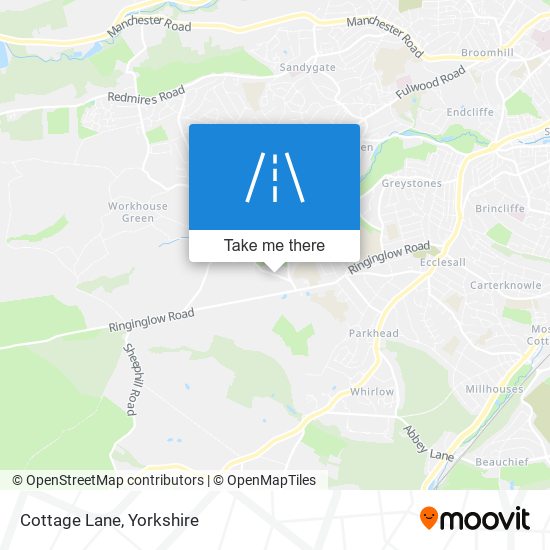 Cottage Lane map