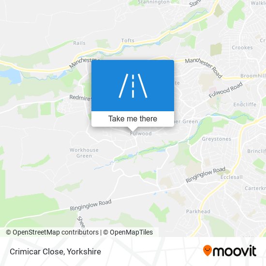 Crimicar Close map