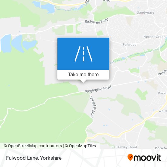 Fulwood Lane map