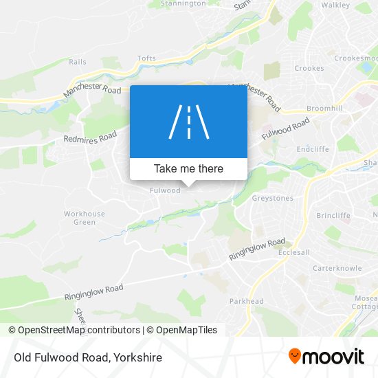 Old Fulwood Road map