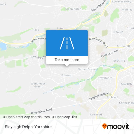 Slayleigh Delph map