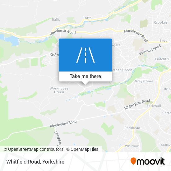Whitfield Road map