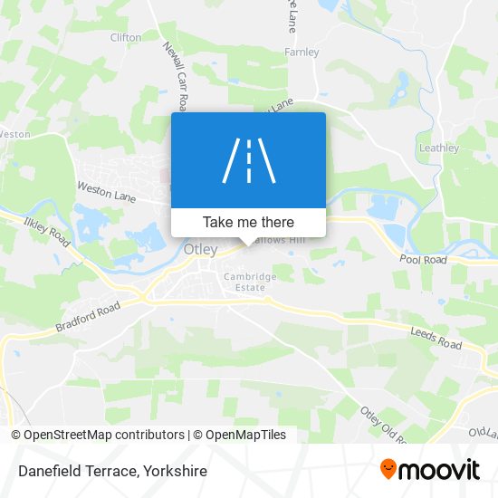 Danefield Terrace map