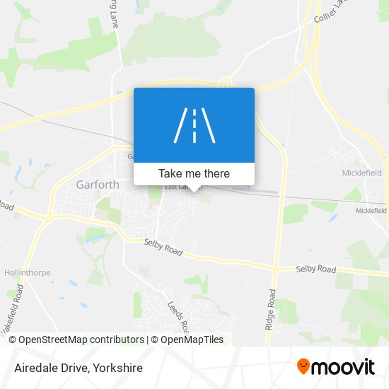 Airedale Drive map