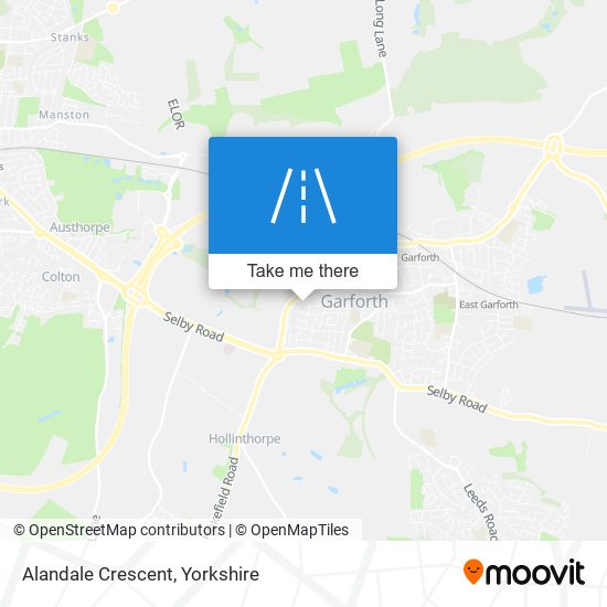 Alandale Crescent map