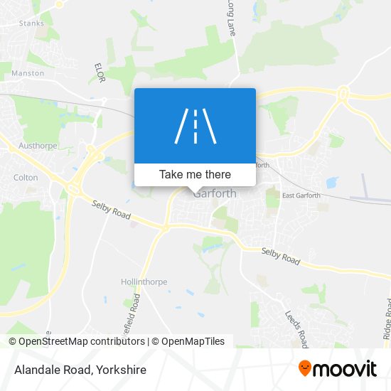 Alandale Road map