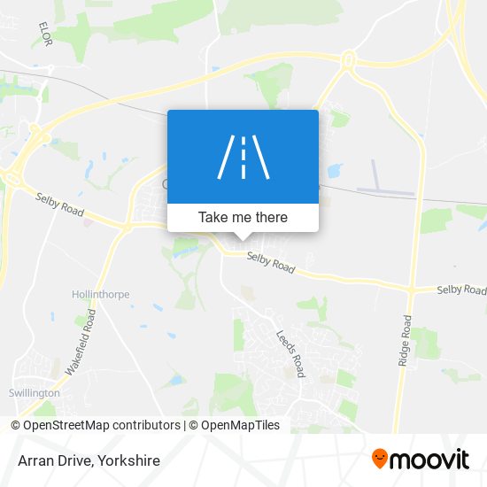 Arran Drive map