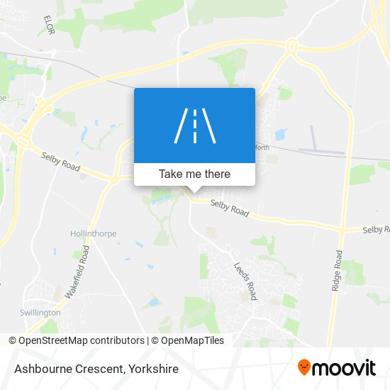 Ashbourne Crescent map