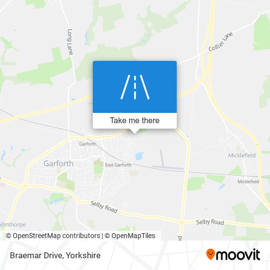 Braemar Drive map