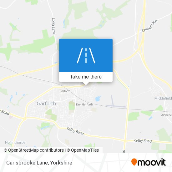 Carisbrooke Lane map