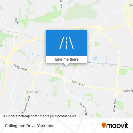 Collingham Drive map