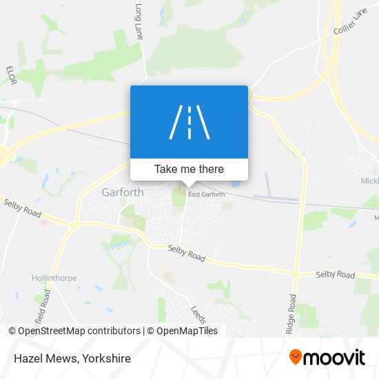 Hazel Mews map