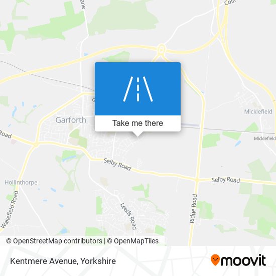 Kentmere Avenue map