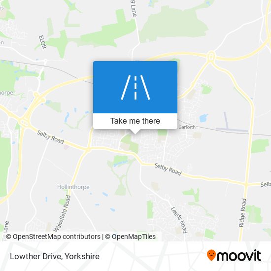 Lowther Drive map