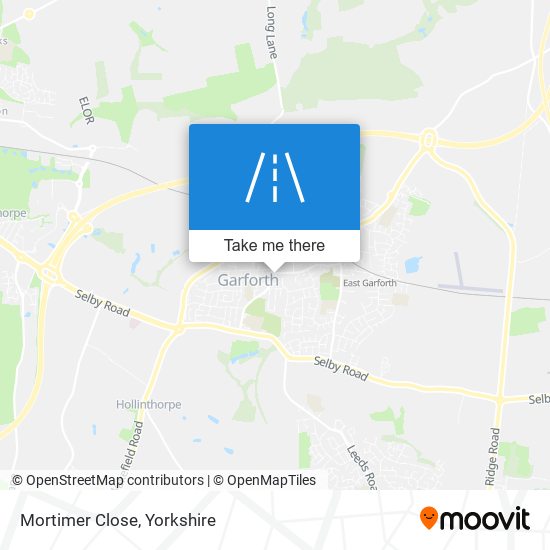 Mortimer Close map