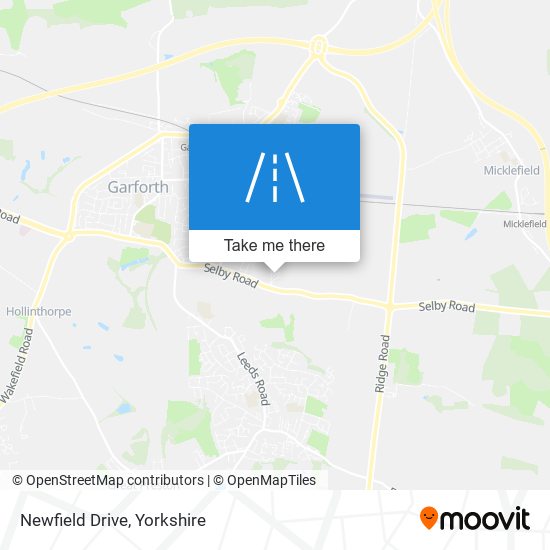 Newfield Drive map