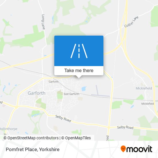 Pomfret Place map