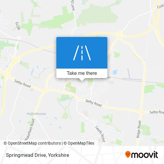 Springmead Drive map