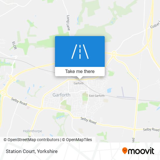 Station Court map