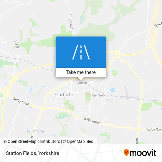 Station Fields map