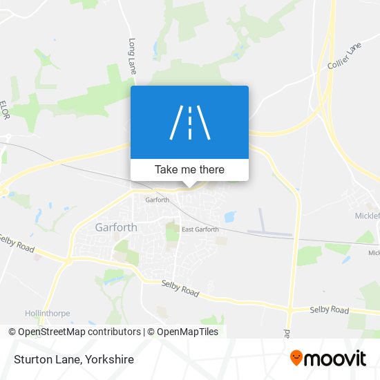 Sturton Lane map