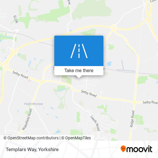 Templars Way map