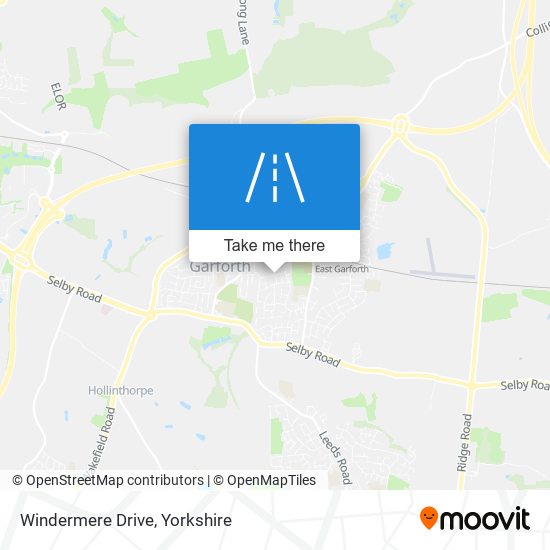 Windermere Drive map