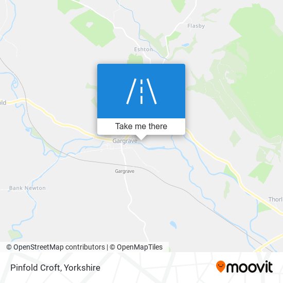 Pinfold Croft map