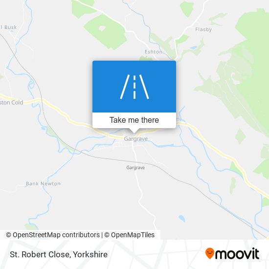 St. Robert Close map