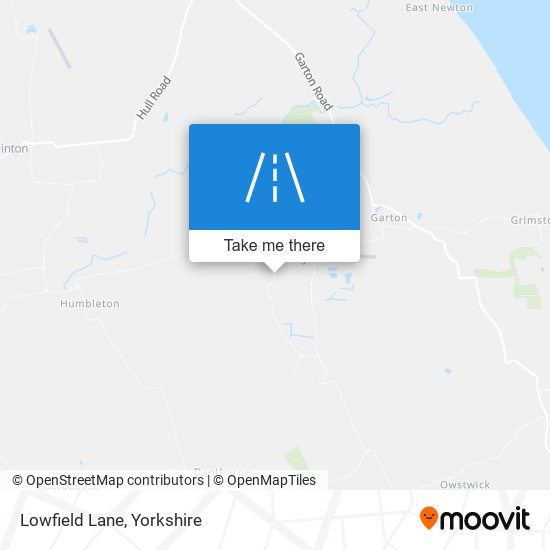 Lowfield Lane map